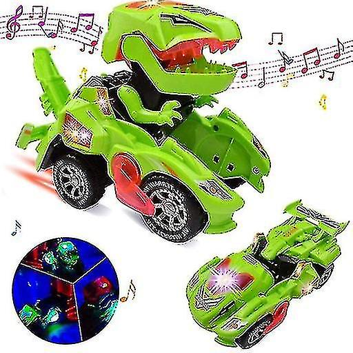Dinosaur Toy Electric Car Deformation