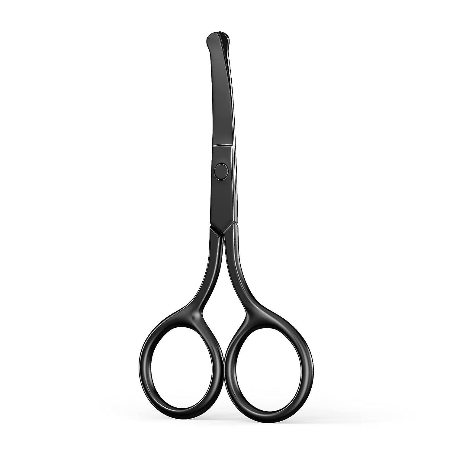 Small Scissors, Eyebrow Scissors, Nose Hair Scissors Round Tip Designblack