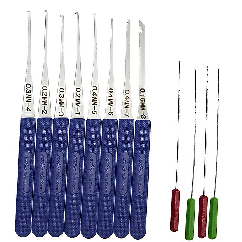 5 In 1 Locksmith Supplies Hand Tools Lock Pick Set Row Tension Wrench Tool Broken Key Extractor Remove Hook Hardware