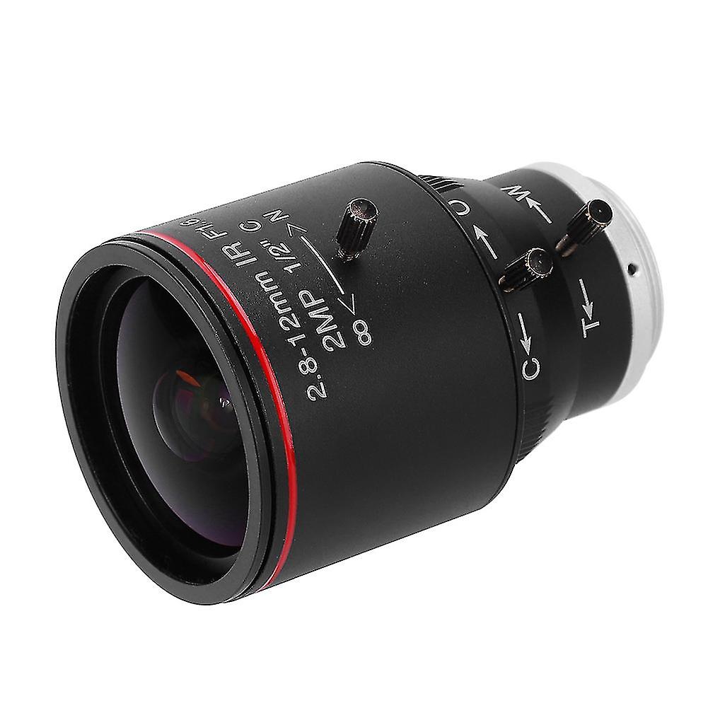 1080P Camera Lens 2.812mm Zoom C Mount 1/2 Manual Aperture Security Surveillance Accessory