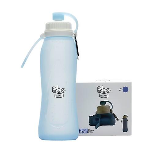 Blue Bbo collapsible bottle 500 ml 1 unit (Blue)