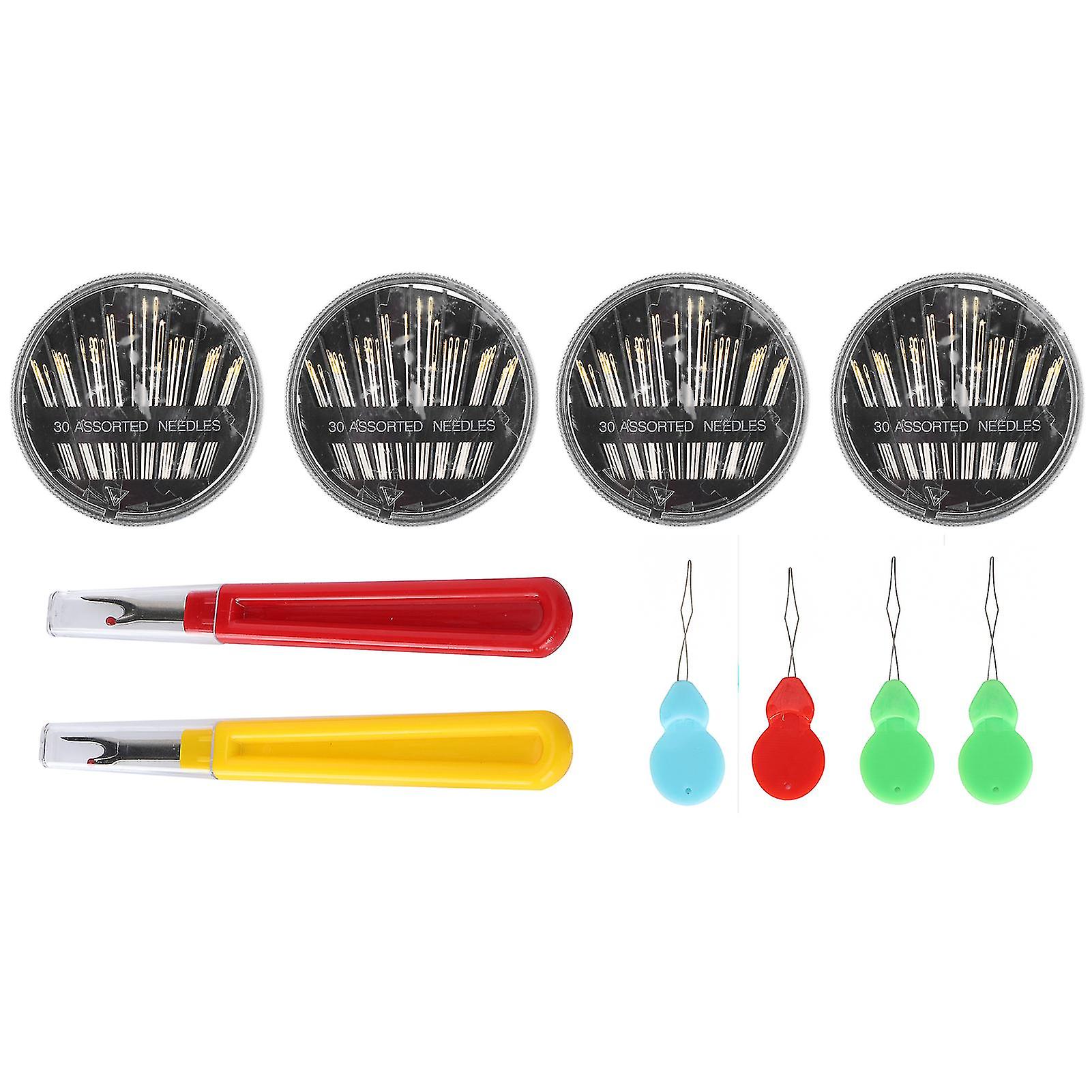 Sewing Tools Set Boxed Hand Needle Thread Remover Elderly Automatic Threader DIY Kit