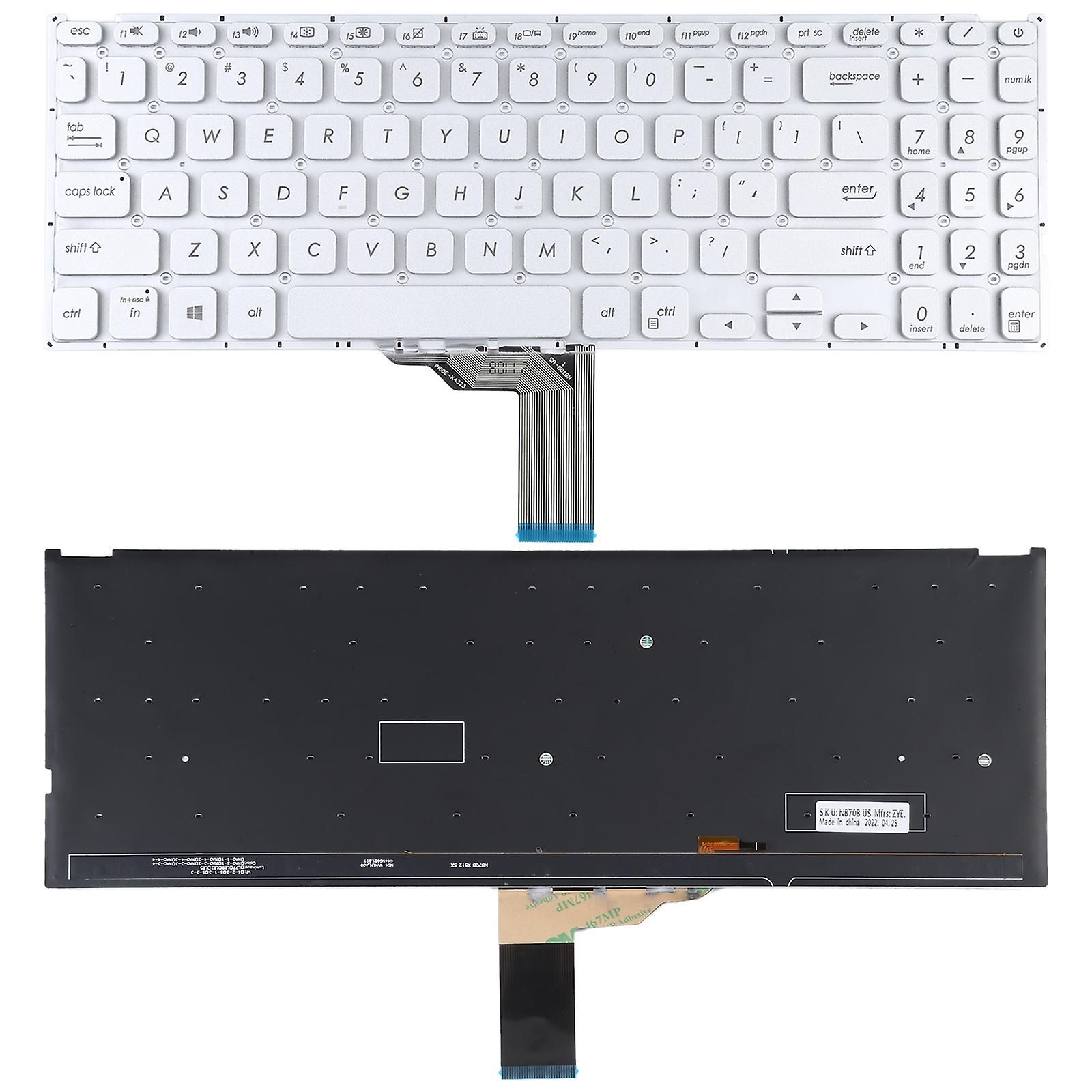 US Keyboard with Backlight For Asus Vivobook X512 X512D X512DA