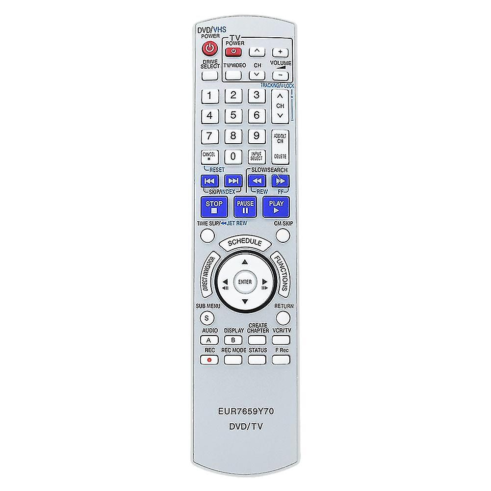 Eur7659y70 Remote Control For Tv/dvd Combo -es35v -es35vp -es35vpc -es3 Remote Control Replacement
