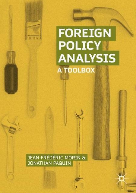 Foreign Policy Analysis by JeanFrdric Morin Paperback Book