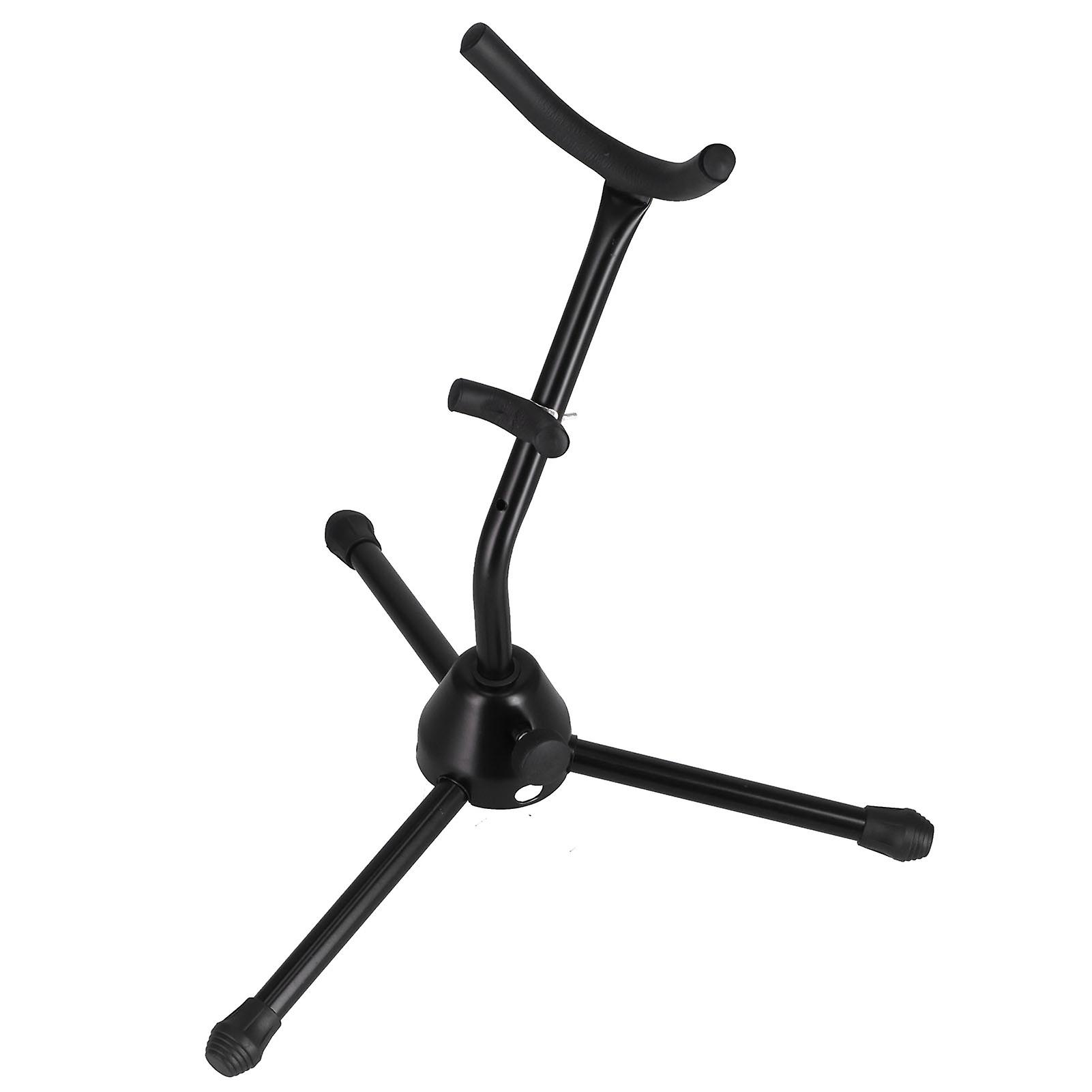 Saxophone Stand Metal Alto Sax Holder Portable Foldable Support Rack Instrument Accessory
