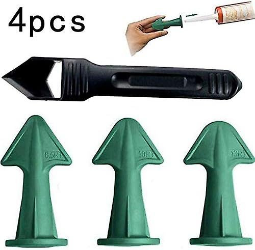 4-Piece Set of Shovel Glue Scraper, Glass Gluer, Angle Scraper, Beautiful Sewing Tool, Internal Corner Scraper