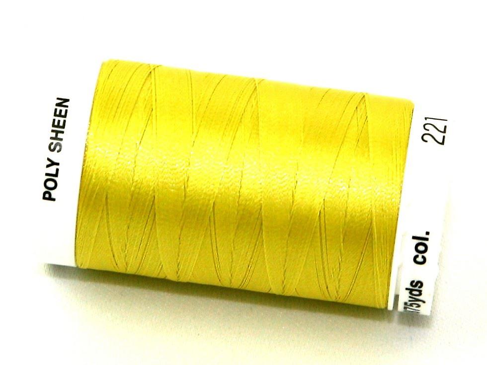 Fil à broder Mettler Polysheen 221 Light Brass - 800 mètres - pièce