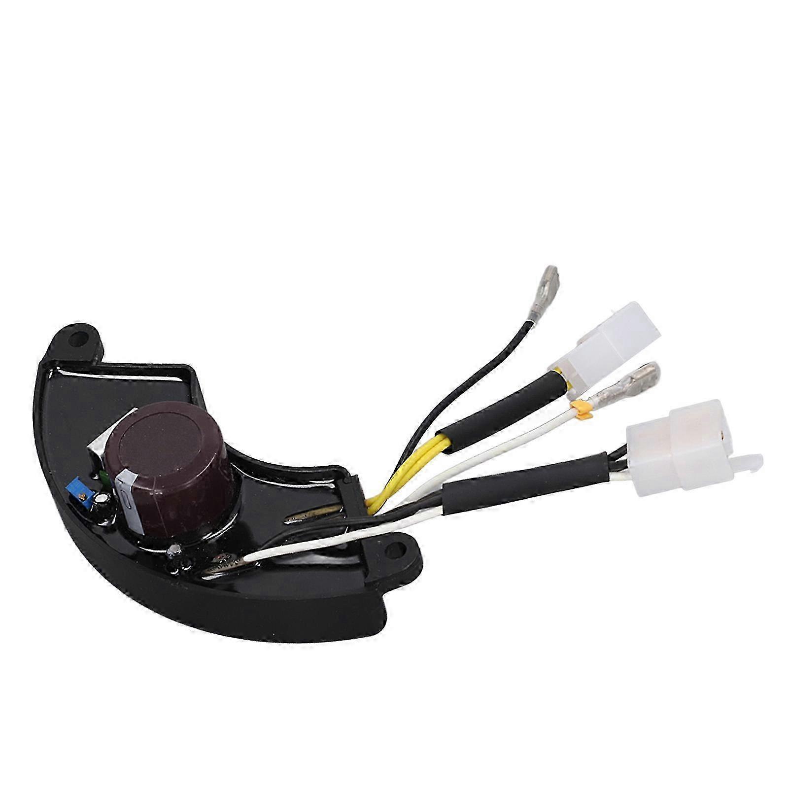 Generator Voltage Regulator 3 Phase 8 Wires ABS Half Moon Style Automatic Voltage Regulator with Aluminum Sheet