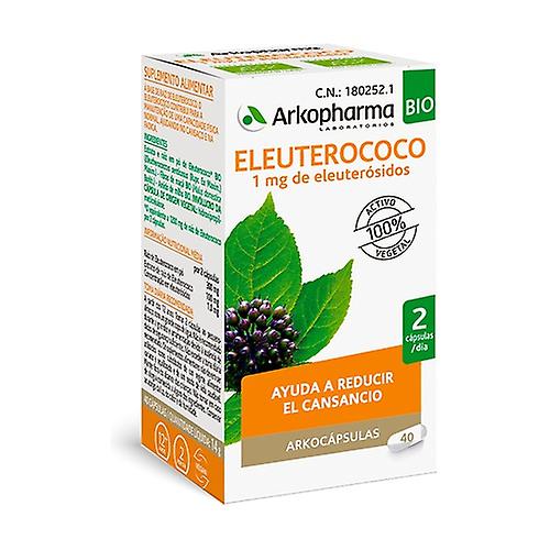 Arkocápsulas Eleuterococo Bio 40 capsules