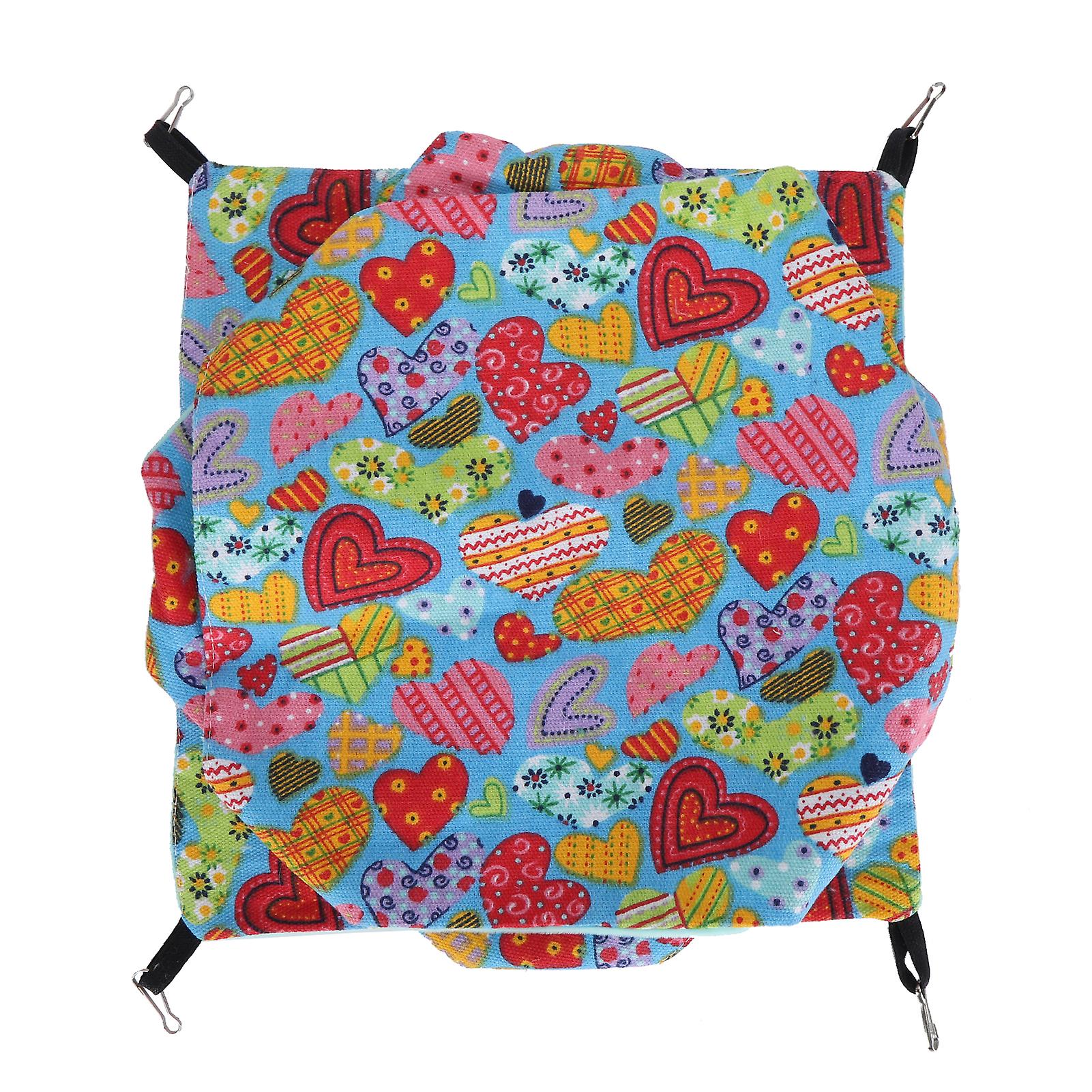 Small Pet Hammock Sleeping Bag Soft 3 Layers Hamster Sugar Glider Green