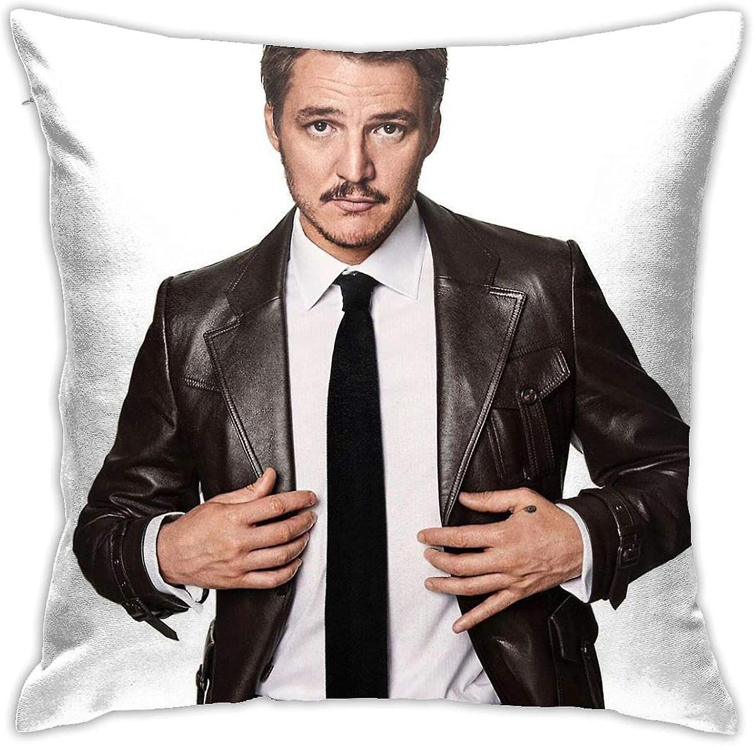 Pedro Balmaceda Pascal Örngott Kuddfodral Thow Kuddfodral Pedro-Pascal Kuddfodral Heminredning Gåva 18 tum (a1-228)