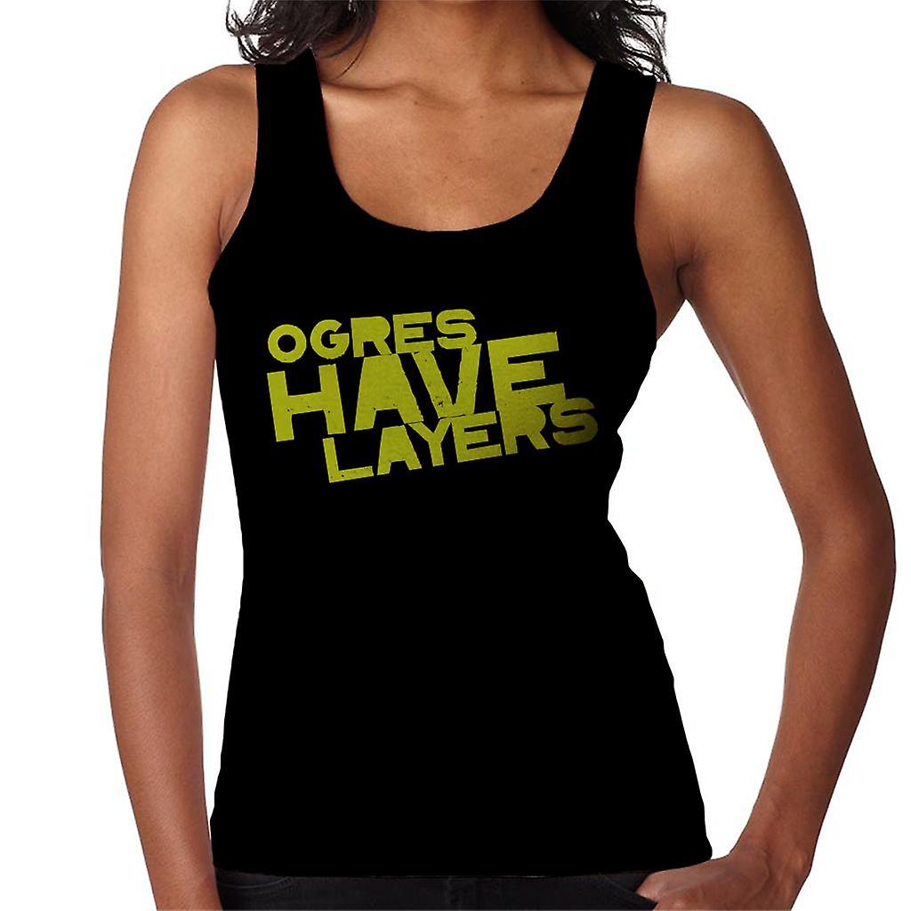 Shrek Ogres Have Layers Women's Vest