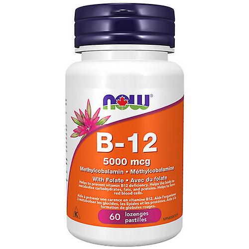 B-12 Methylcobalamin,5,000 Mcg,60 Lozenges by Now