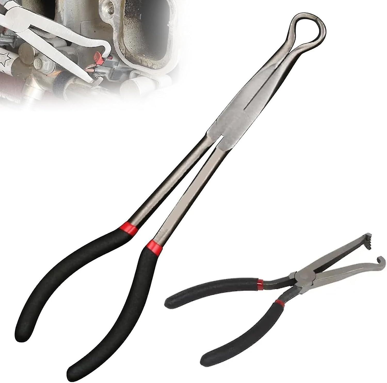 Elektrisk frånskiljstång, 11/16 tum lång tång för borttagning av tändstift, bränsletångsats, kylare