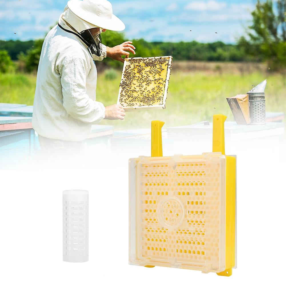 Queen Rearing Kit Plastic Bee Breeding Set Cage Marking Bottle Beekeeping Tool Accessories