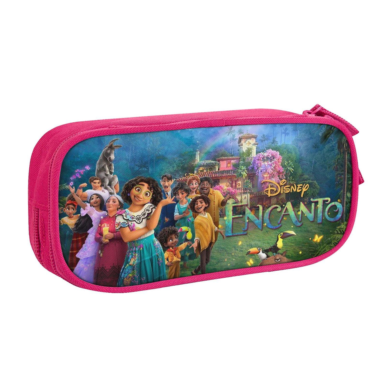 ジッパー付きEncantoペンケース、大容量ペンポーチ大容量収納バッグ耐久性のあるペンボックス、子供のための新学期用品ティーン学生男の子女の子広告