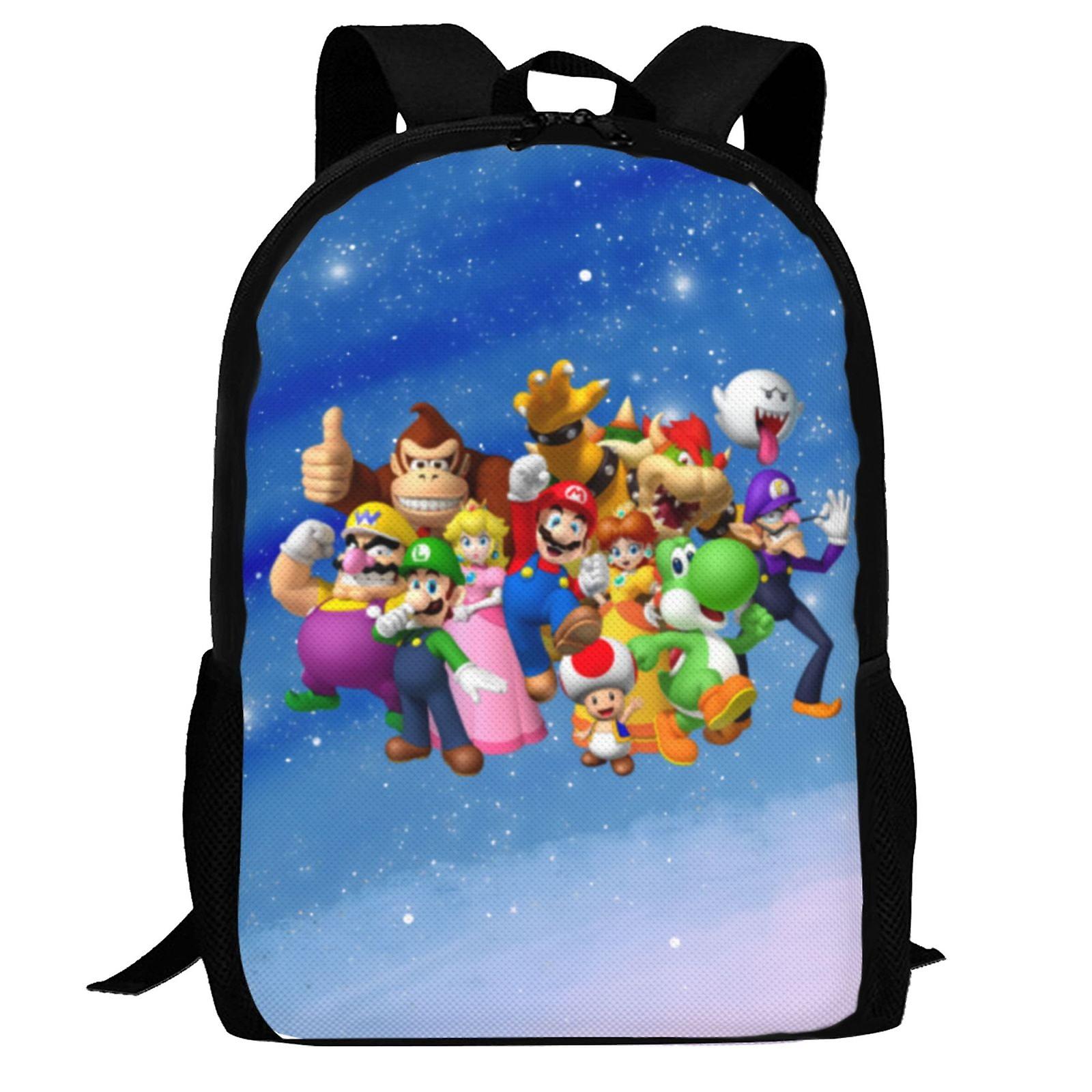 Super Mario Backpack,Laptop Backpack Lightweight Casual DaypackMulti-Function Travel Backpack