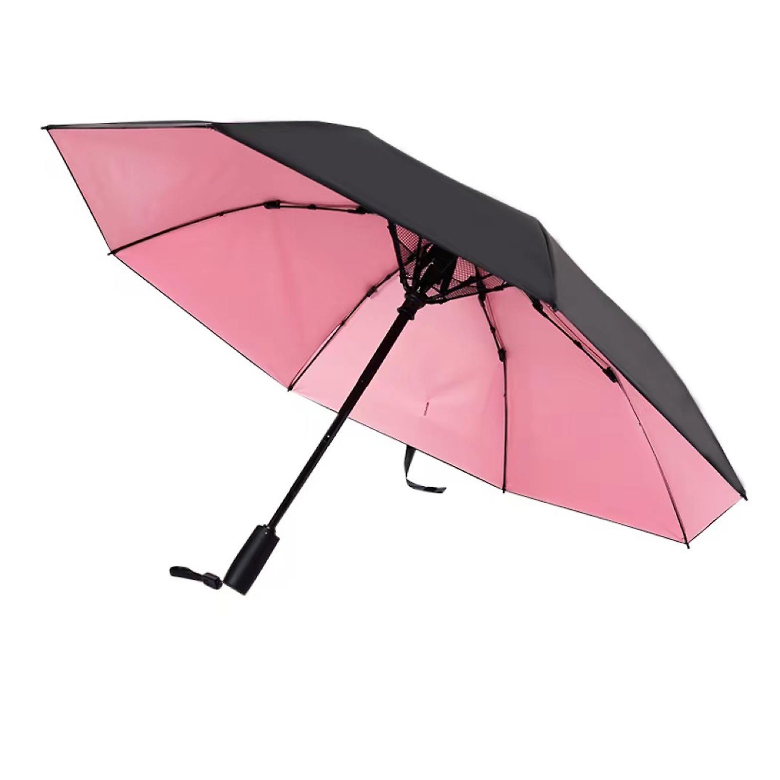 2 in 1 Sunscreen Umbrellas with Fan, Multi-Function High-density Umbrellas, for Outdoor Activities