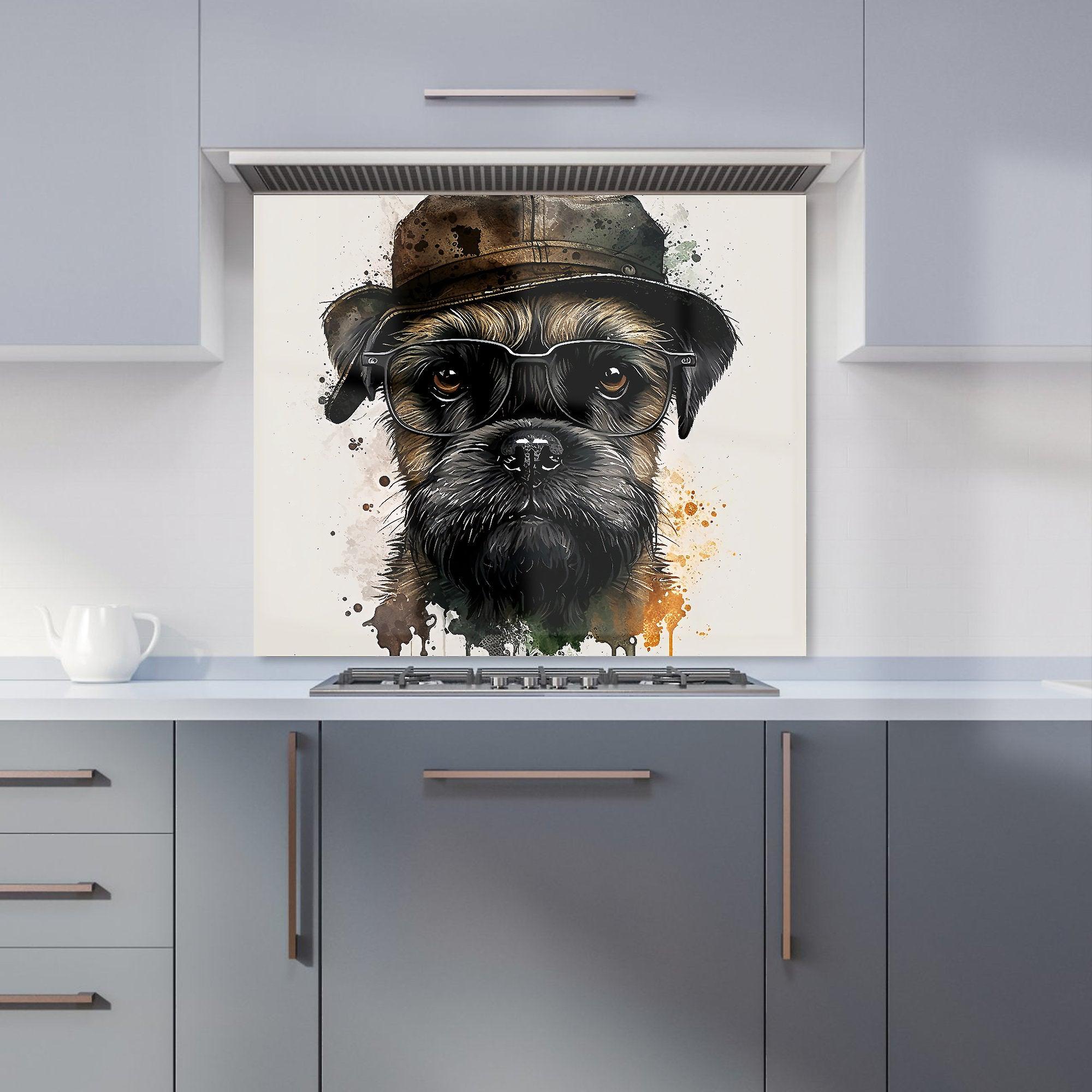 Border Terrier Dog Kitchen Splashback