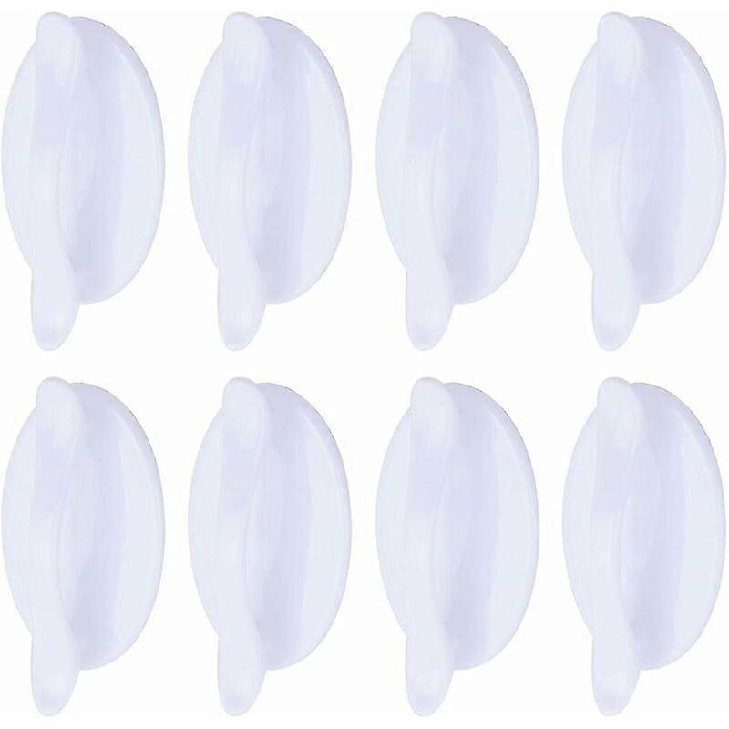 Self Adhesive Handle 8 Pieces Window Self Adhesive Auxiliary Handle Sliding Door White Drawer Handle Self Adhesive Instant Door Armrest Strong Self Ad