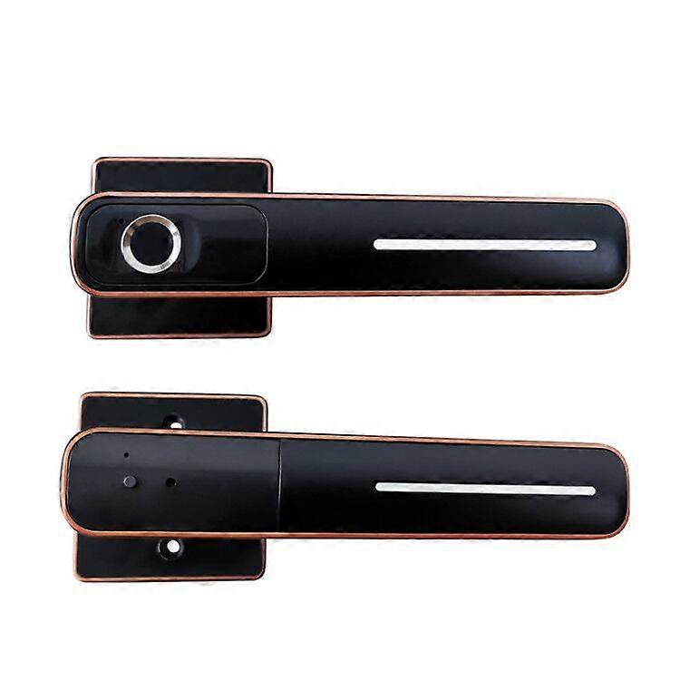 Biometric Fingerprint Door Lock Intelligent Electronic Lock For Home And Office Security With Mechanical Key