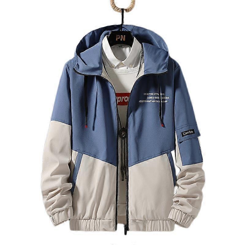 Men's Spring And Autumn Hooded Jacket