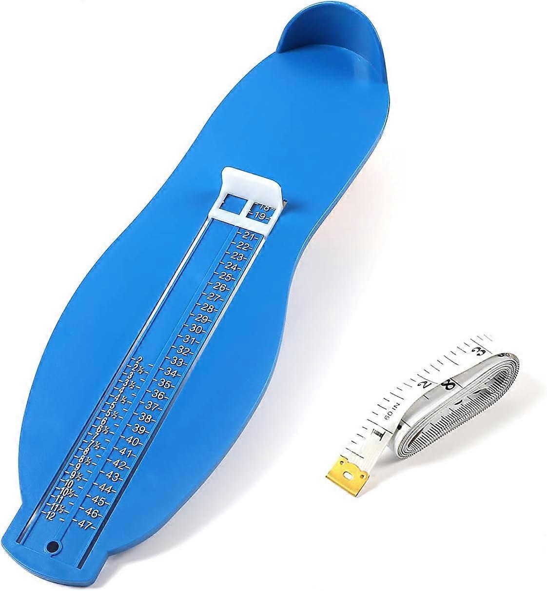 جهاز قياس القدم في المملكة المتحدة / الاتحاد الأوروبي ، طقم قياس حذاء أداة قياس حجم القدم الاحترافية مع شريط ، ربط ، قياس ليوم الكتاب العالمي هدية للعائلة / الأصدقاء