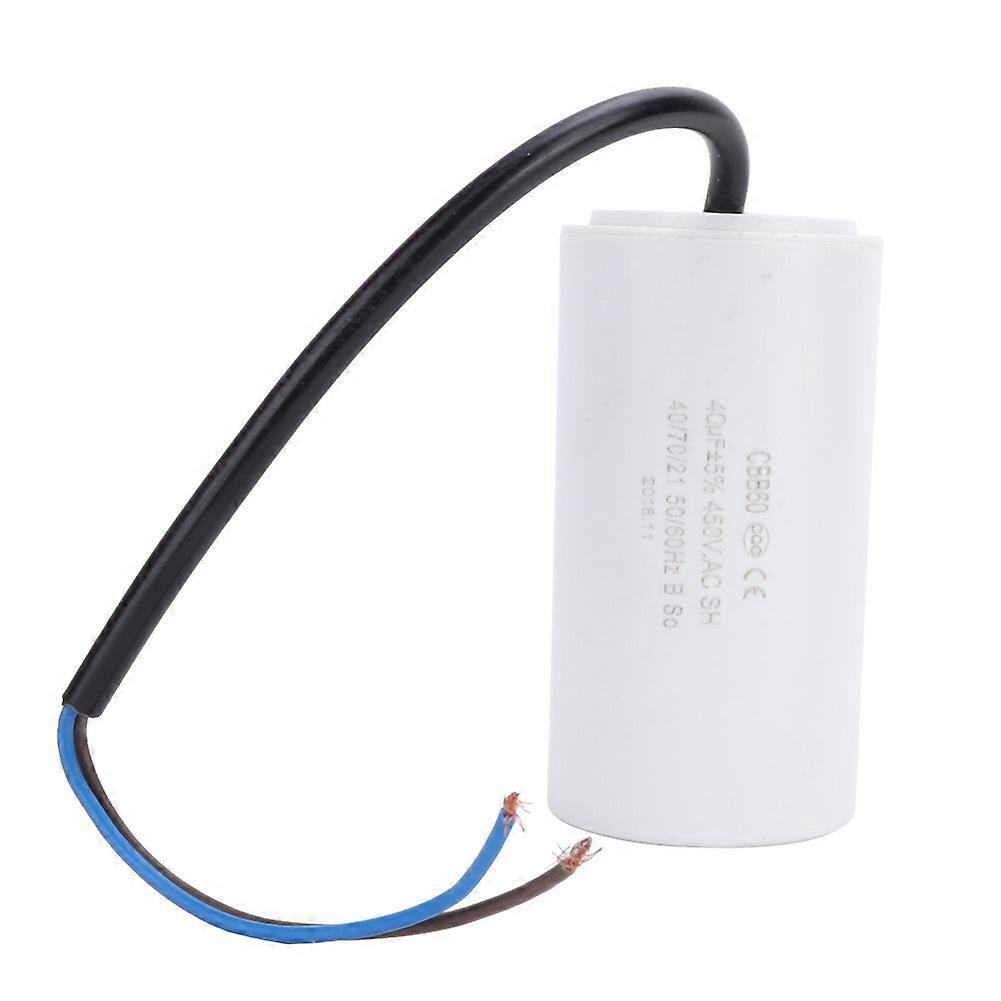 Condensator de funcționare pentru motor CBB60 EcoO-friendly 450V 40uf ESR 0.2 pentru electrocasnice