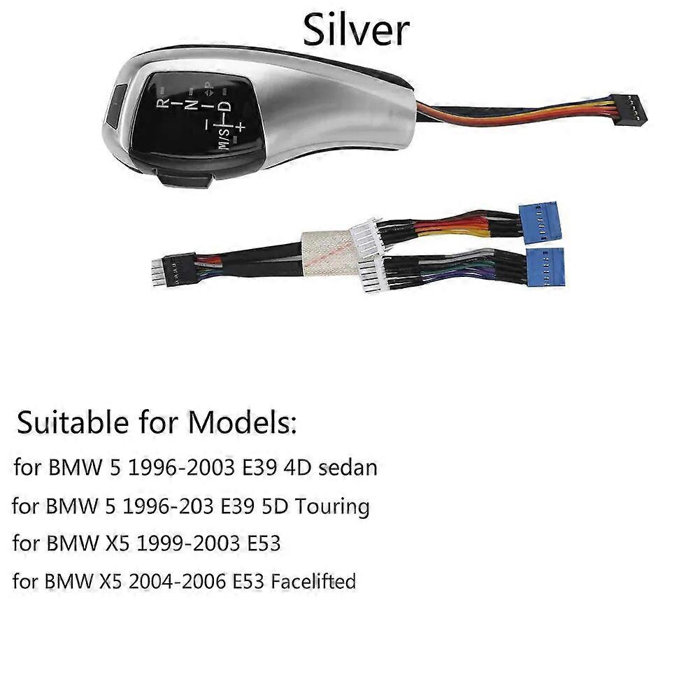 Dźwignia dźwigni zmiany biegów LED do BMW 1 3 5 6 Series E90 E60 E46 2D 4D E39 E53 E92 E87 E93 E83 X3 E89 Akcesoria automatyczne
