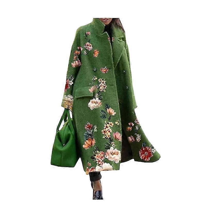 Ladies Wool Coat Long Sleeve Ladies Coat Jacket