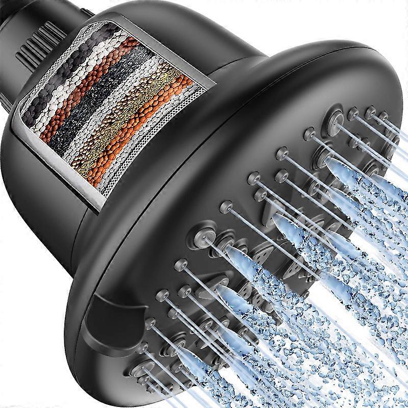 Filtered Shower Head, 7 Modes High Pressure Shower Heads