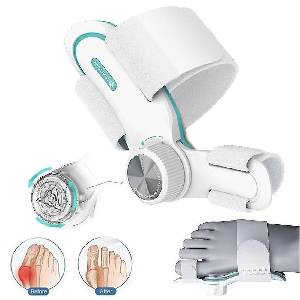 Big Toe Straightener Bunion Corrector with 3 Different Angle Fixing Plate Adjustable Bunion Splint for Hallux Valgus Pain Relief