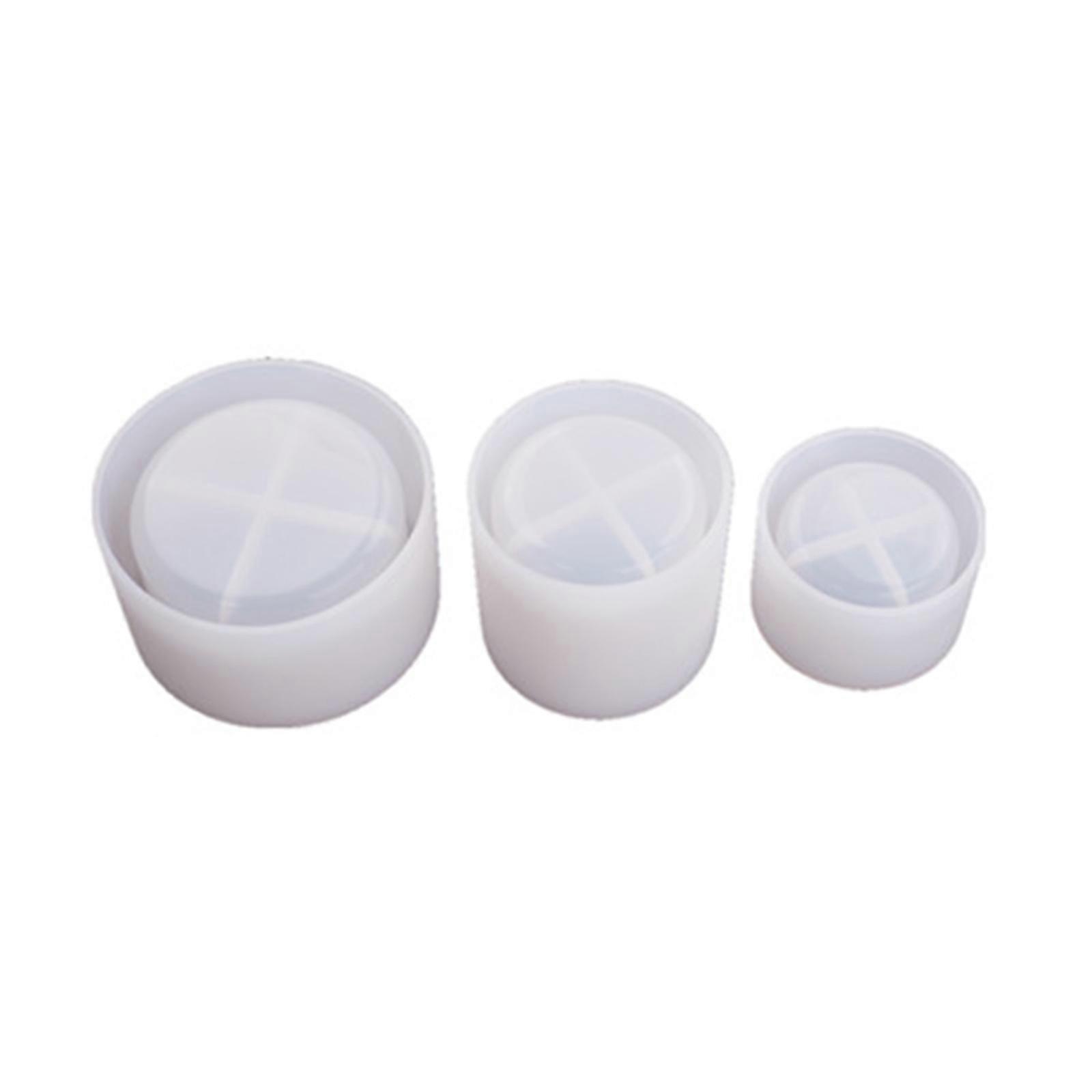 DIY Cylindrical Flower Pot Mold Multipurpose Handmade Crafts Silicone Mould for Home Kitchen