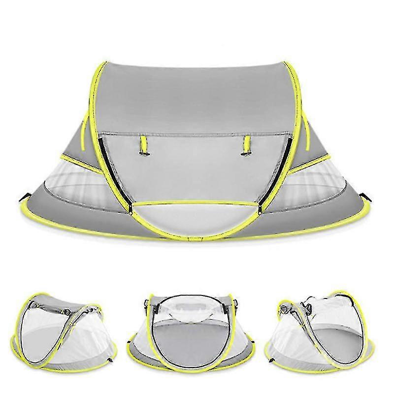 Anti-uv Baby Mosquito Tent Mosquito Net Outing Foldable Beach Children Shade Tent, Random Color