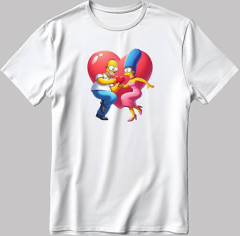 Die Simpsons Valentinstag Kurzarm -Zyt215