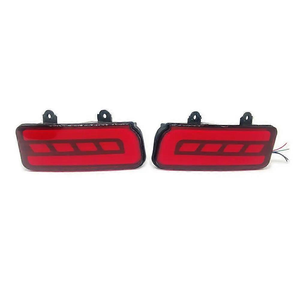 Car LED Bumper Reflector Lights For Honda CRV CR-V 2015 2016 Tail light Brake light Rear Fog Lamp with Turn signal Light Red