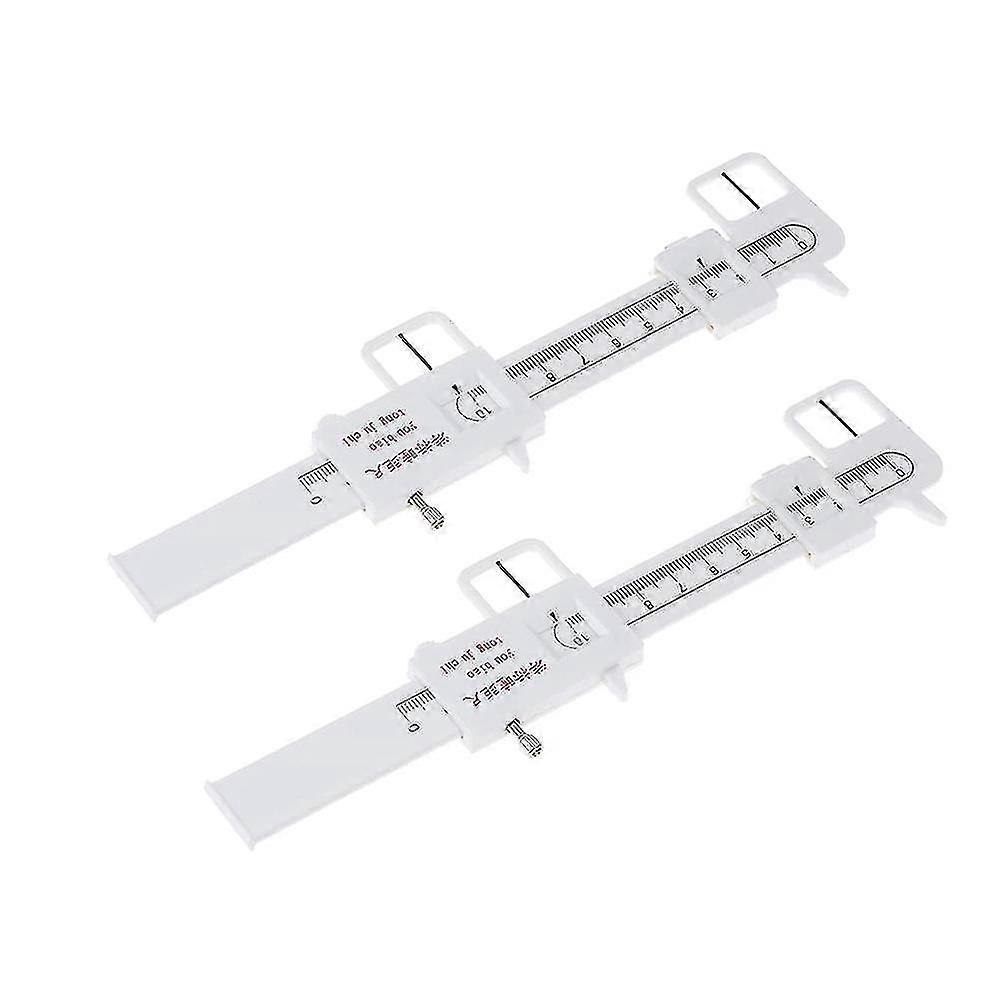 2 Pack Measure Optical Vernier Pd Ruler Pupil Distance Meter Tool