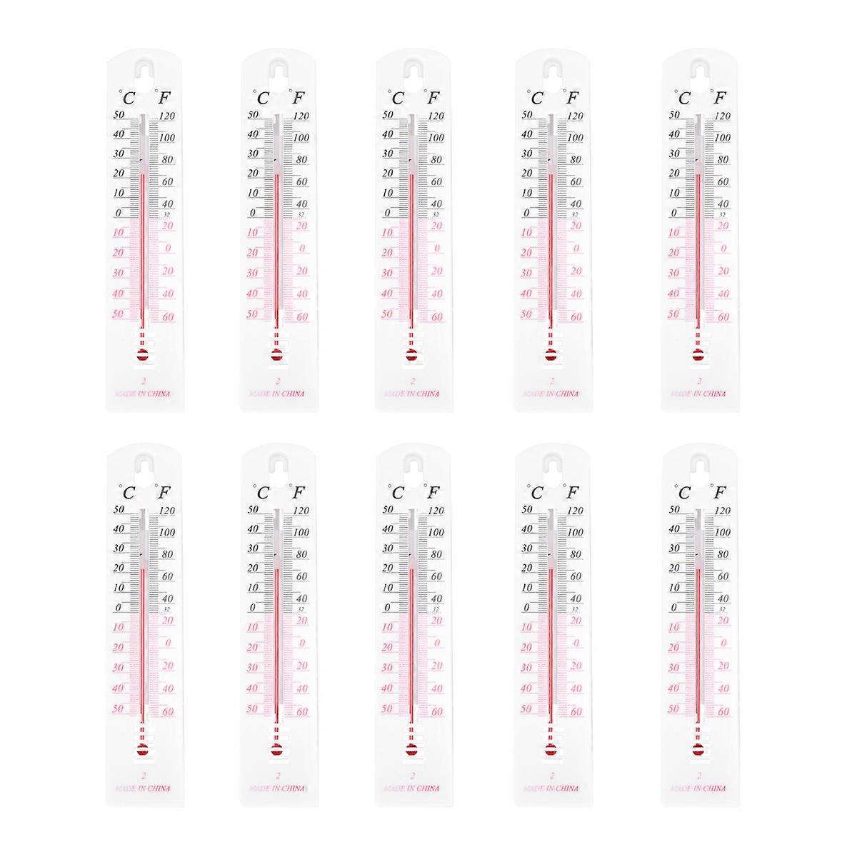 10PCS/Set Indoor Thermometer Use Accurate Celsius Fahrenheit Display Thermometer