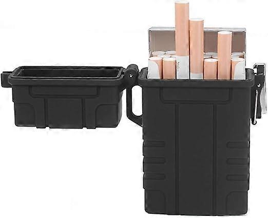 Waterproof Cigarette Case with Lighter - Airtight Cigarette Dry B