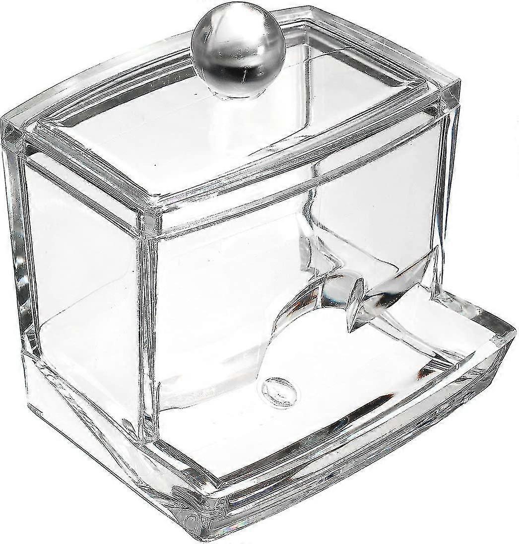 Cotton Bud Swab Dispenser Acrylic Organiser
