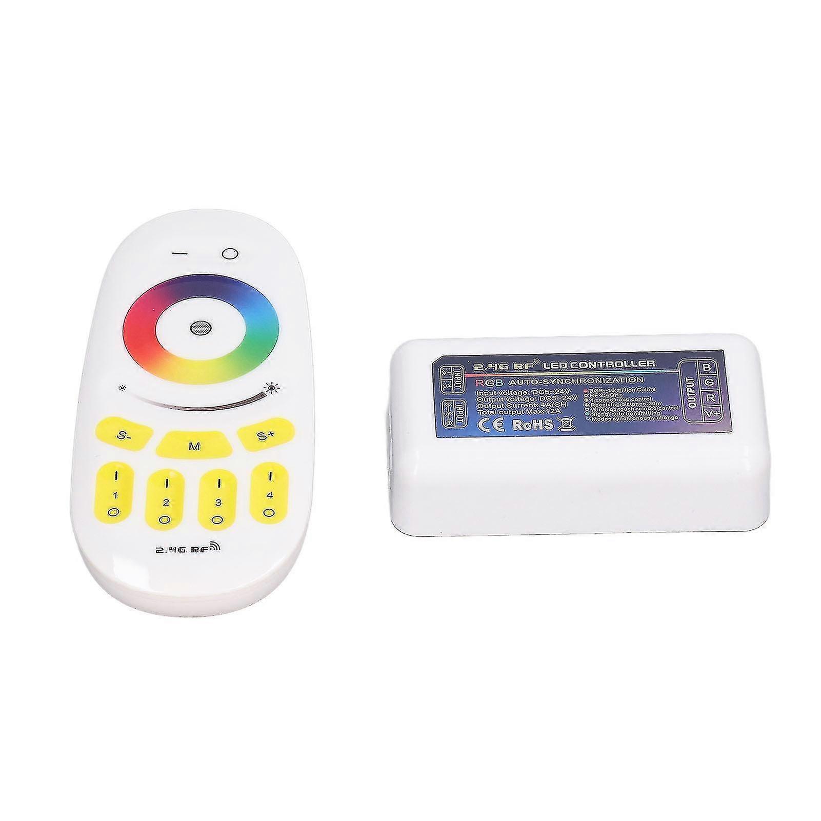 2.4G Quad Group Touch LED Strip Light RGB Controller - MILIGHT Compatible