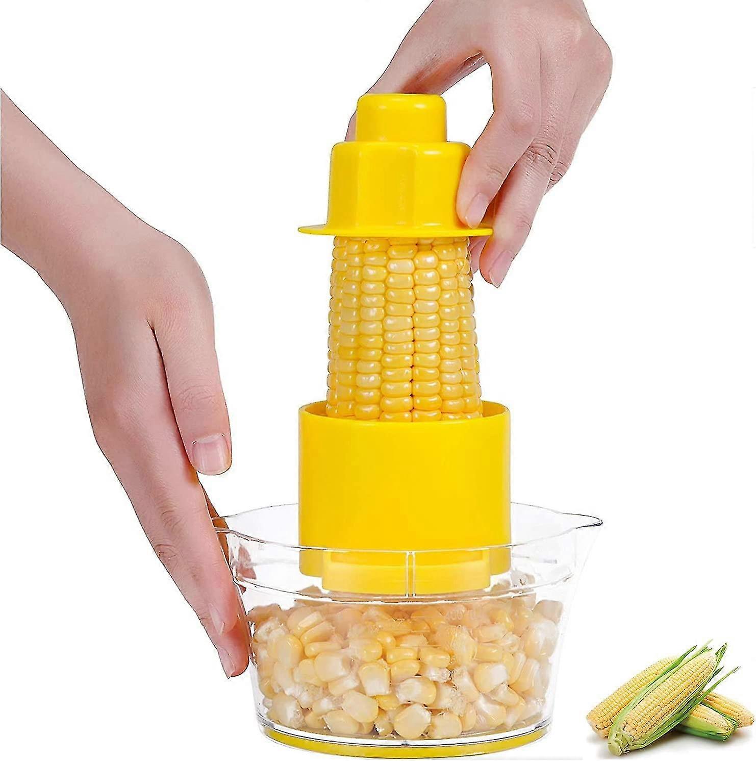コーンガーリックピーラー、多機能4-in-1コーンピーラー、コーンシェラー、コーンスレッシャー、コーンカーネルリムーバージンジャーグレーター、コーンオンザコブリムーバーキッチ