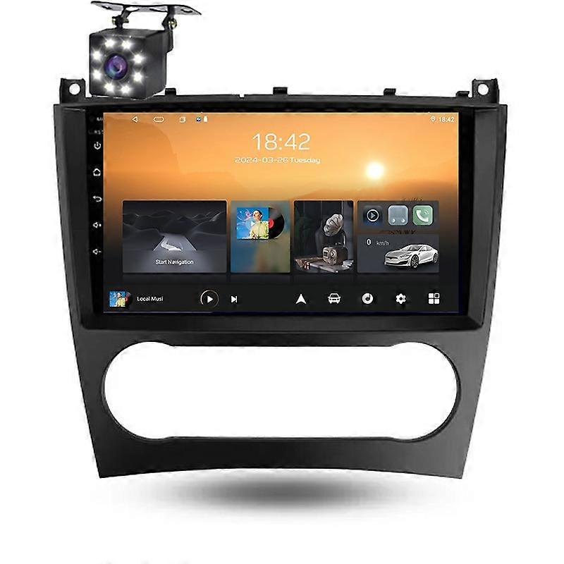 Car Radio For Benz C Class W203 W209 C180 C200 2004-2011 Multimedia Video Carplay Navigation Auto