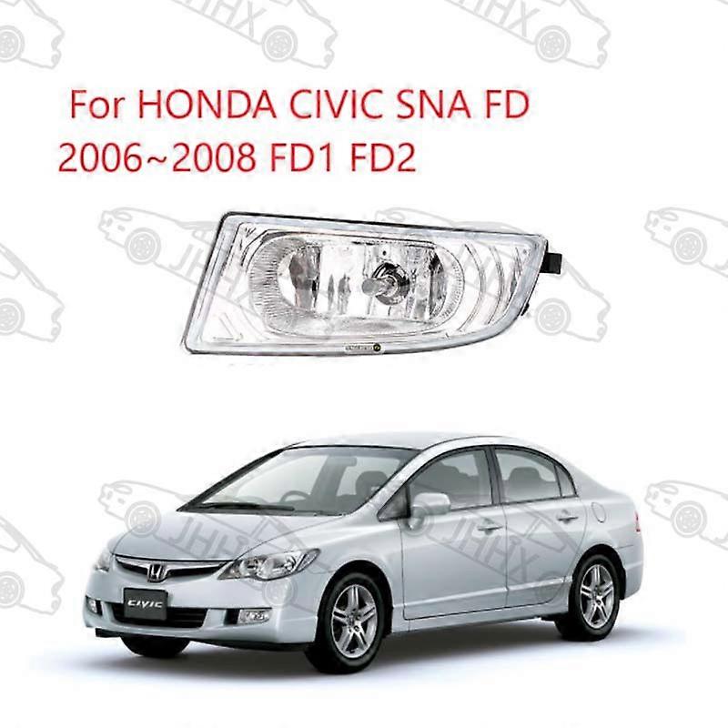 Compatible Civic Siming 2006 2007 2008 Fog Light Front Bumper Light Front Anti-Fog Light Bar Light
