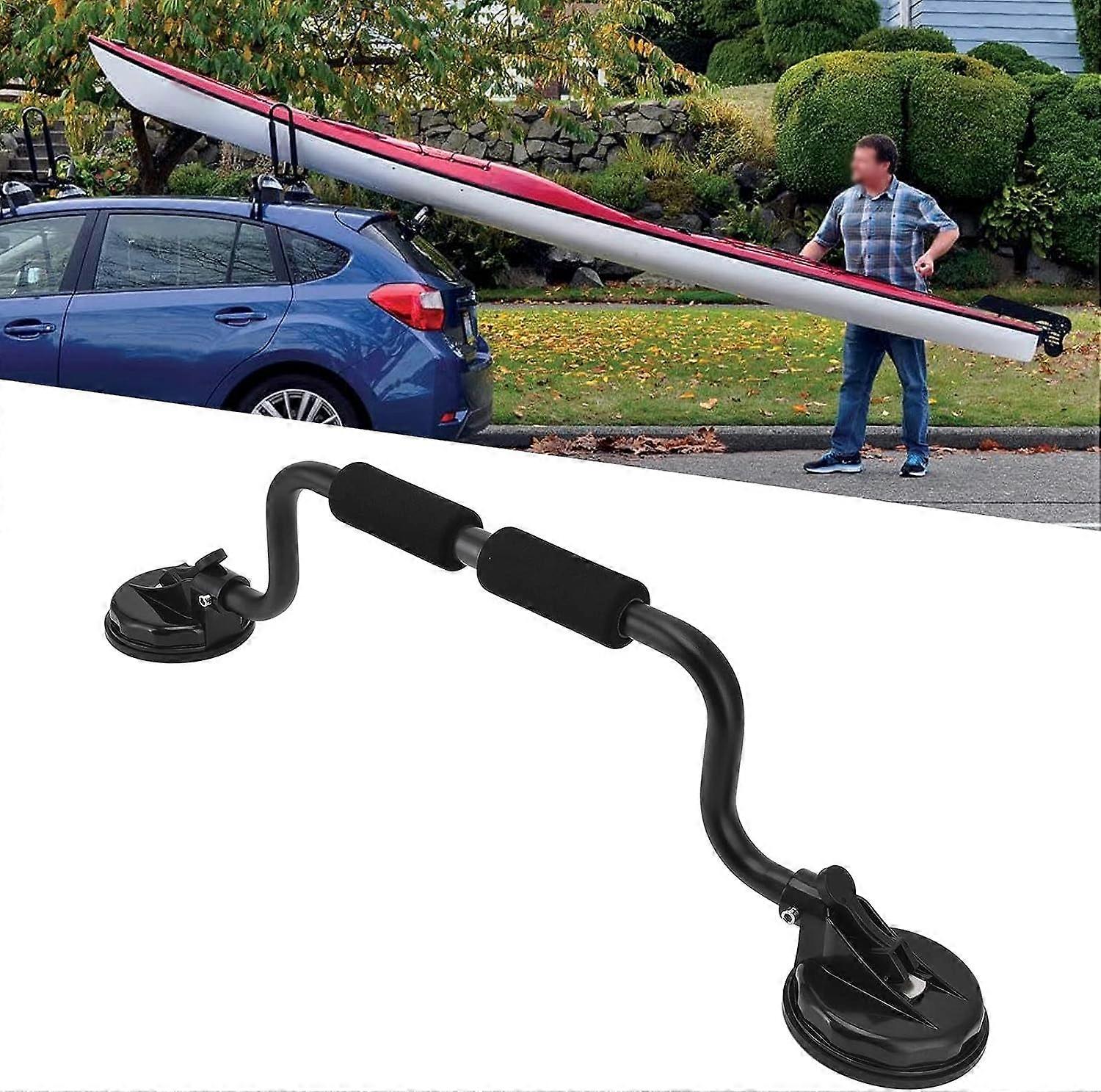 Kayak Loader,Kayak Load Roller Assist Accessory,Kayak Load Assist with Suction Cup Roller Bracket Car Roof Loader for Kayaks and Canoes, Kayak Roller