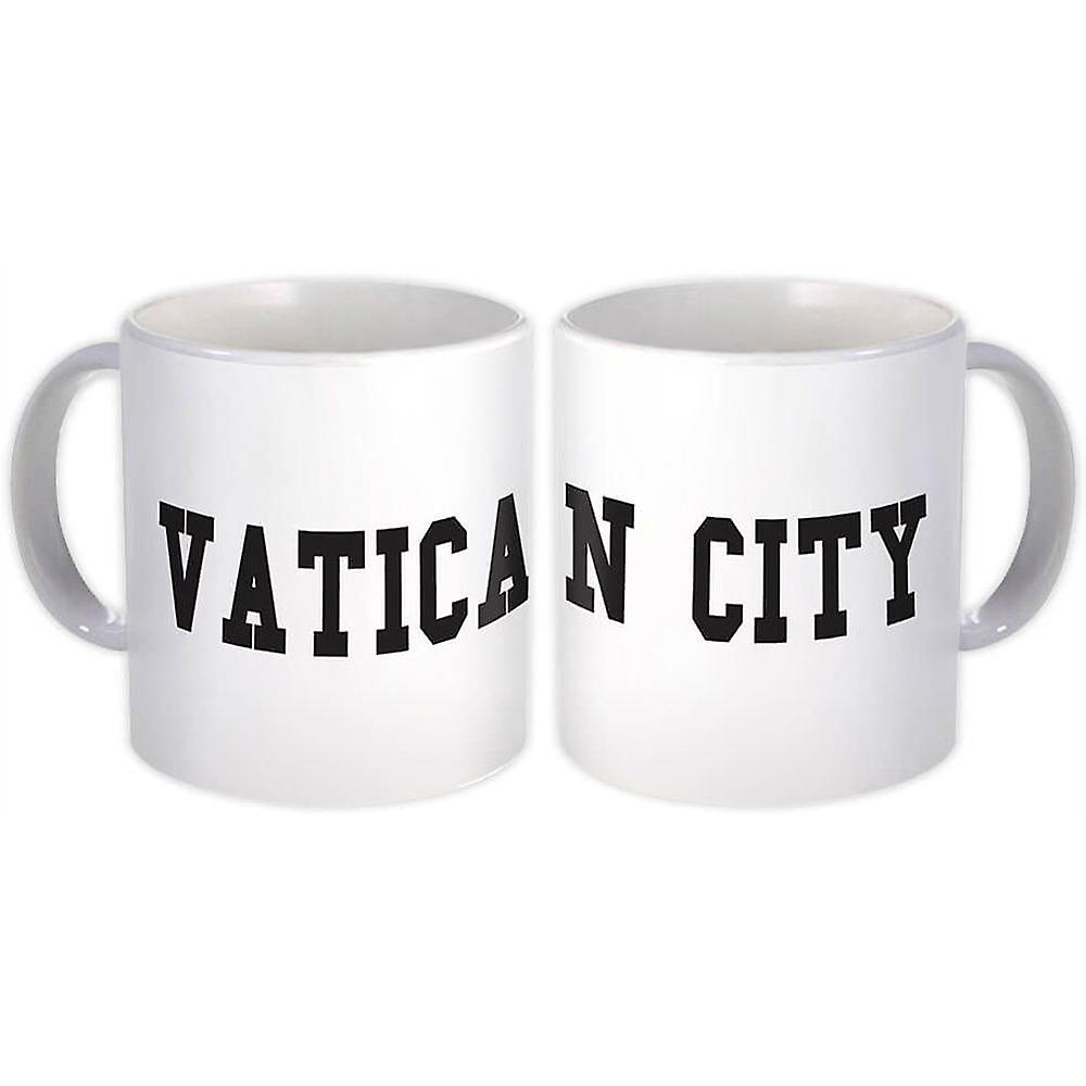 Presentmugg: Vatikanstatens flagga