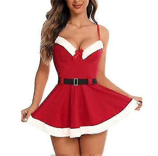 Karácsonyi fehérnemű szexi Mikulás fehérnemű nőknek