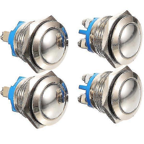 4pcs Door Chime Button Replaceable Push Button Sturdy Ringer Button Doorbell Button For Home