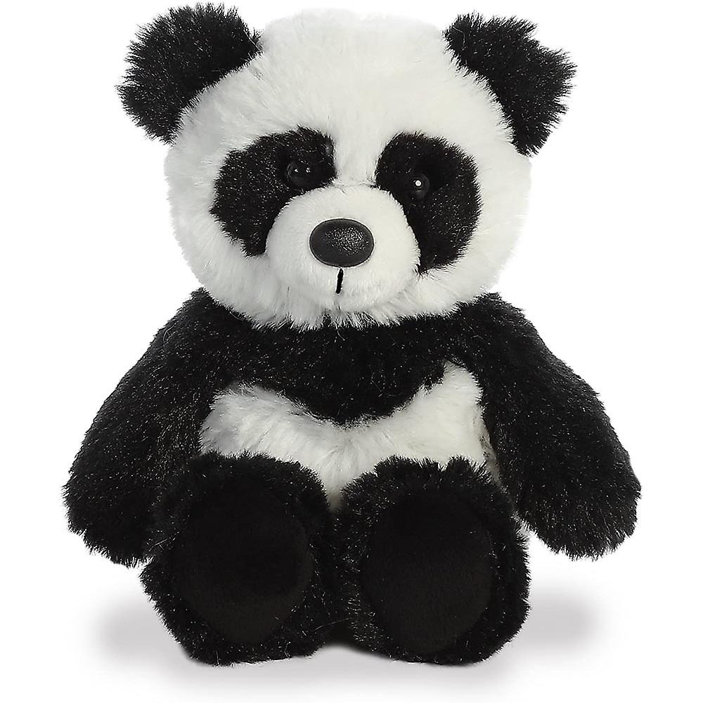 Aurora Panda Plush, White/Black